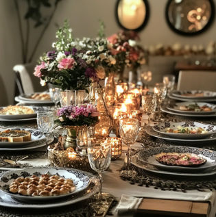 Eco-friendly Ramadan table setting ideas for iftar gatherings