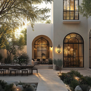 Weather-resistant textured wall finishes for luxury UAE homes
