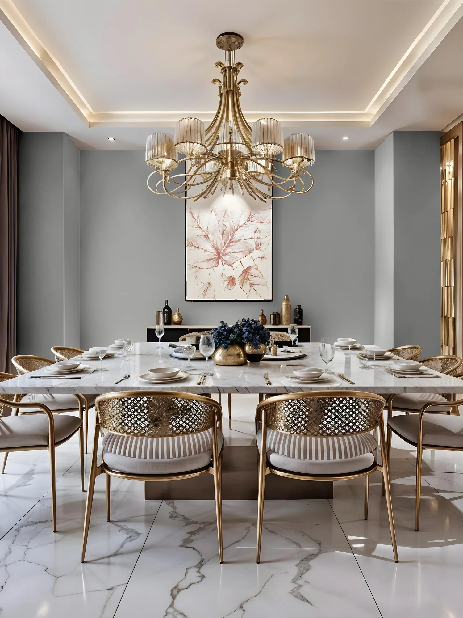 Sleek Metallic Grey Contemporary Inspiration