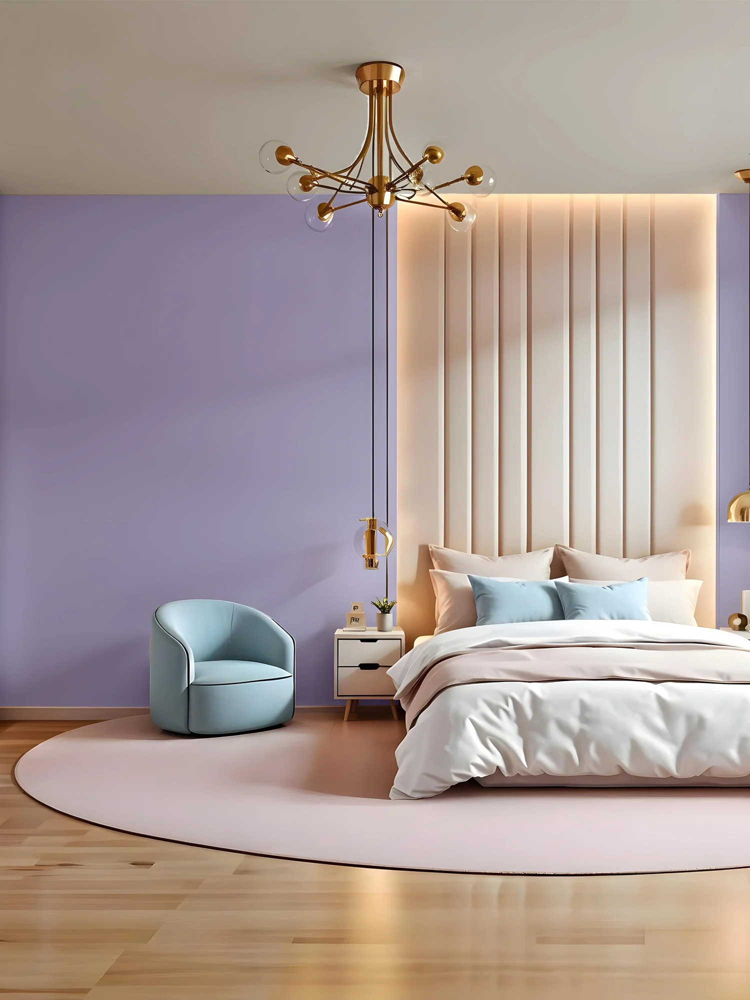 Velvety Purple Modern Design